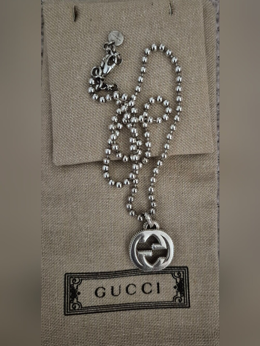 Silver necklace